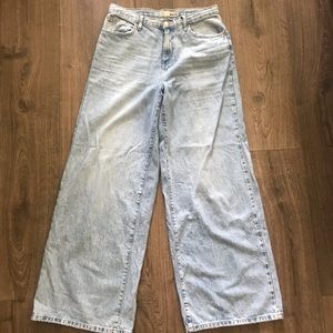 TopShop High Rise Wide Leg Jeans